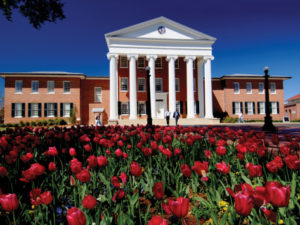 The Lyceum building at the University of Mississippi.