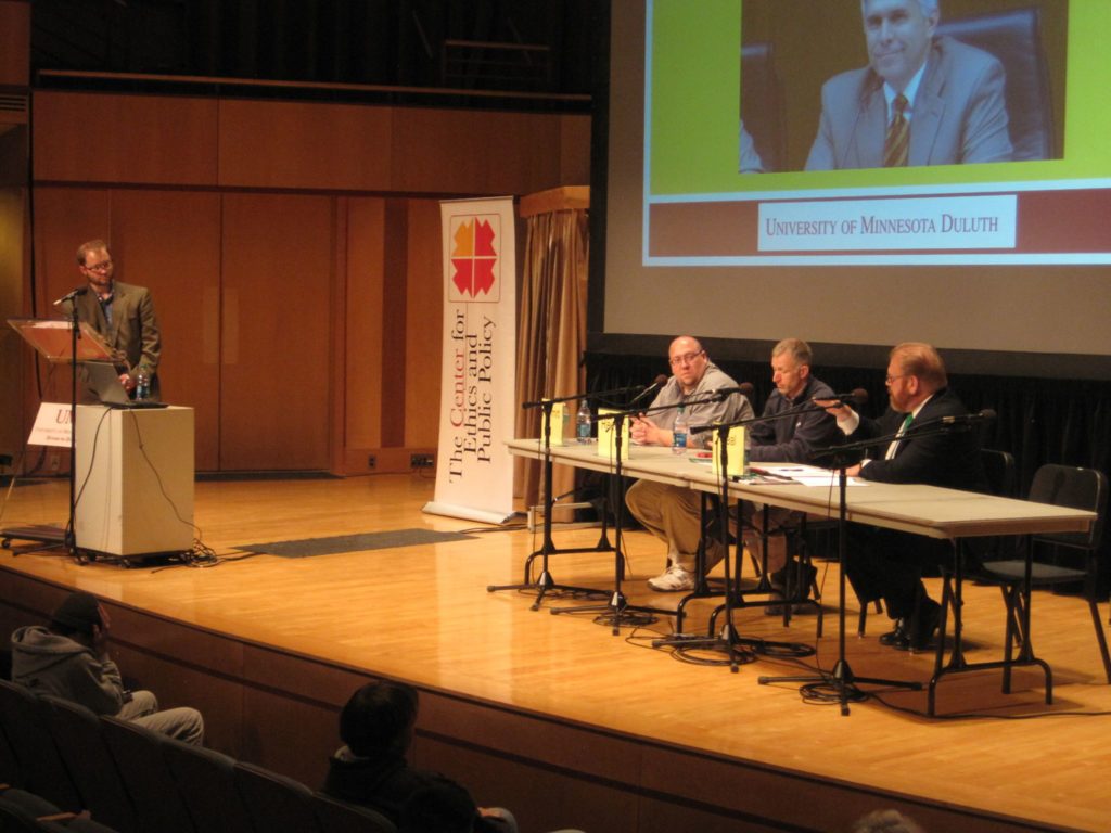 A panel that Dr. Courtland organized.