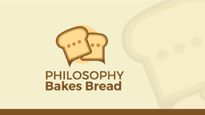 Logo for Philosophy Bakes Bread, widescreen.