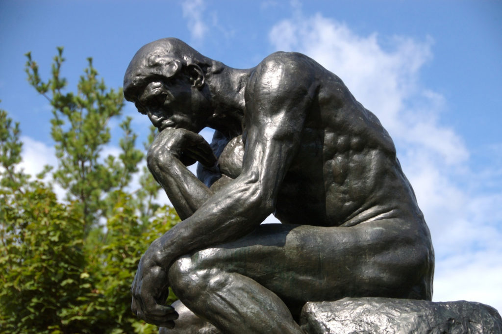 Statue of The Thinker.