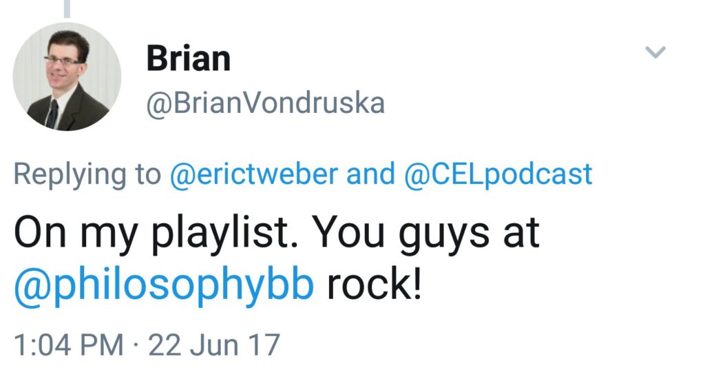 Brian Vondruska's tweet!