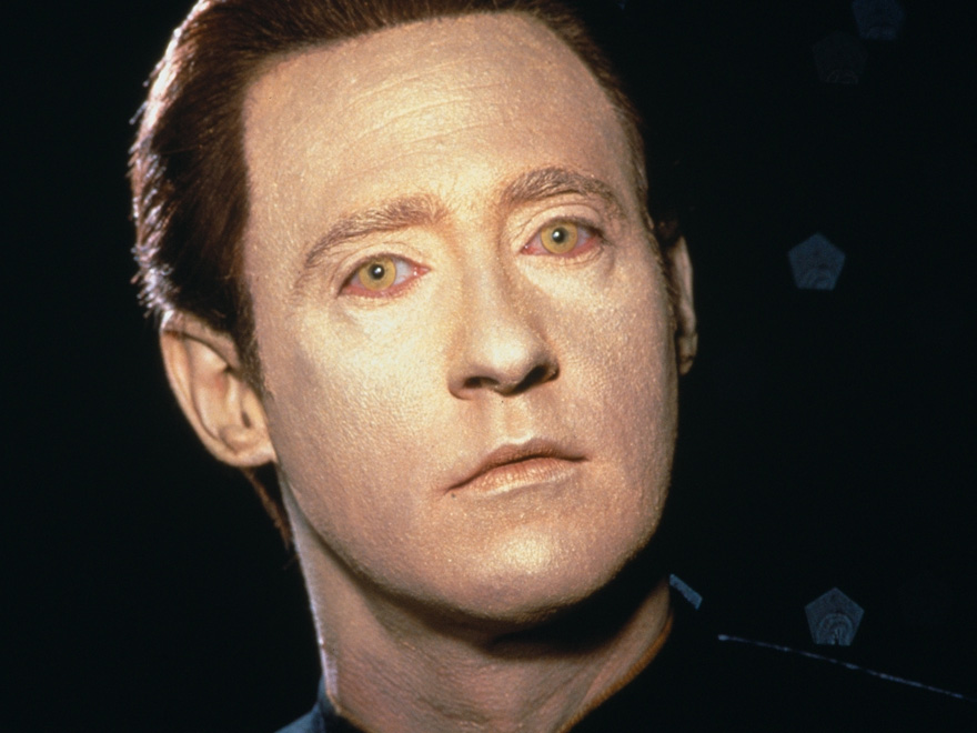 Data, the android character on Star Trek: The Next Generation.