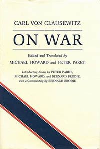 Cover of Carl Von Clausewitz's book, On War.