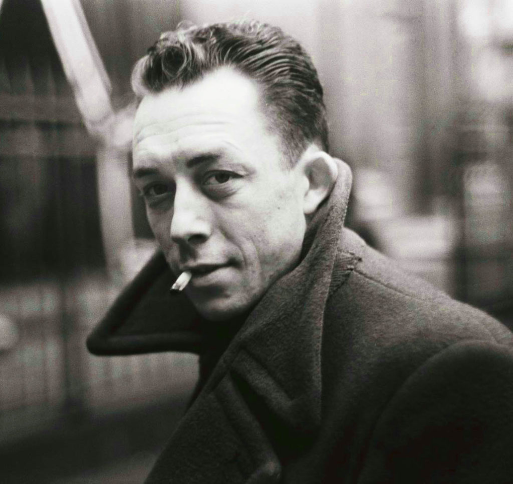 Albert Camus, looking way cooler than just about anyone.