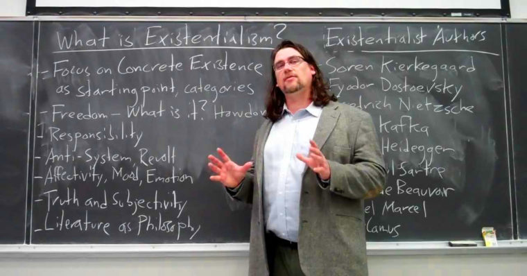 A screen capture from a video that Dr. Gregory B. Sadler recorded and posted to YouTube, work for which we have dubbed him the YouTube philosopher.