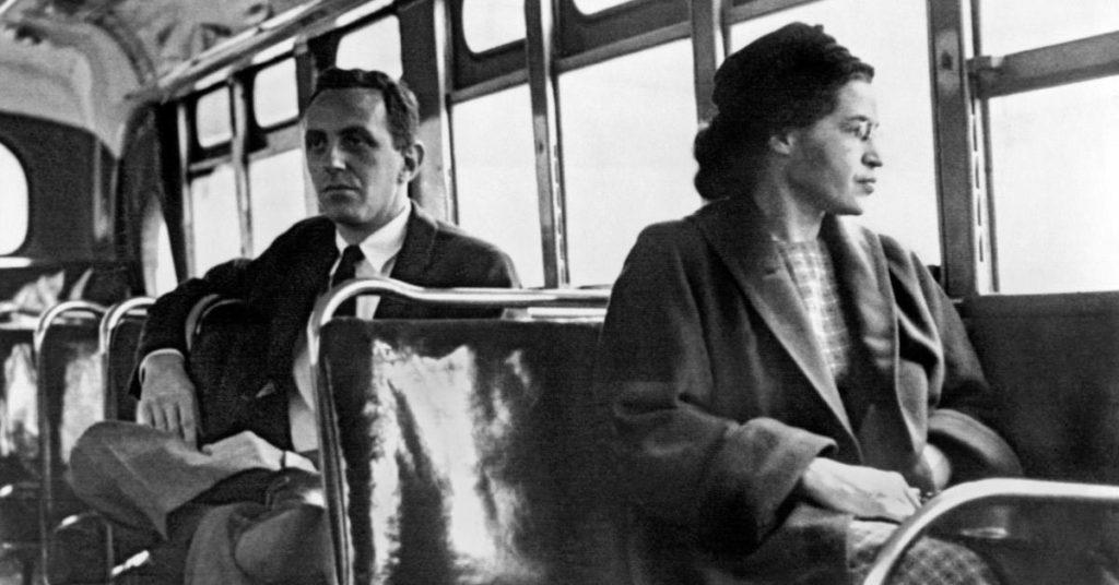 Rosa Parks.