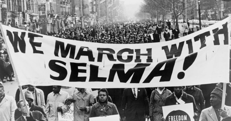 March in solidarity with those who marched in Selma, Alabama.