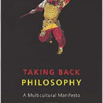 The cover of Van Norden's book, 'Taking Back Philosophy,' featuring a warrior in colorful apparel.
