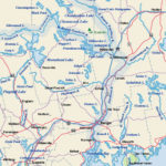 Map featuring the Penobscot River in Maine.