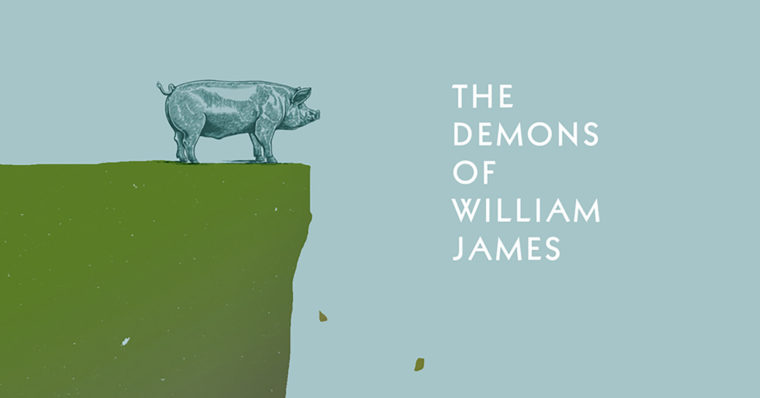 Cover of Ruetenik's book, 'The Demons of William James.'